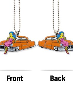 Gearhumans 3D Mean Marge Simpson Hot Rod Car Custom Car Hanging