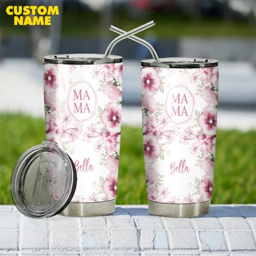 Gearhumans 3D Gift For Stay At Home Mama Custom Name Tumbler - Image 4
