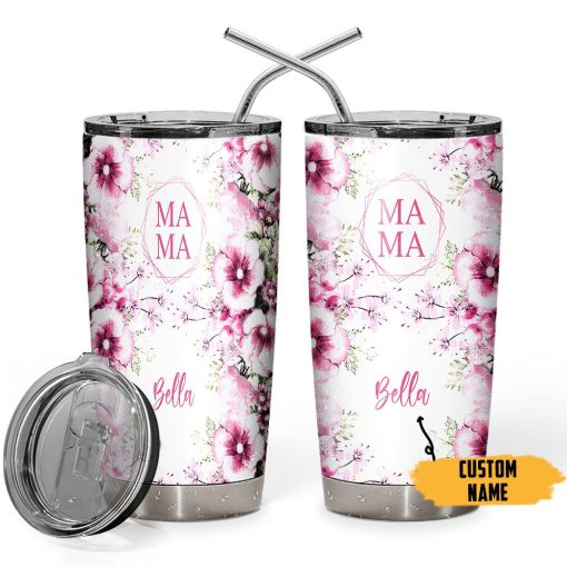 Gearhumans 3D Gift For Stay At Home Mama Custom Name Tumbler - Image 3