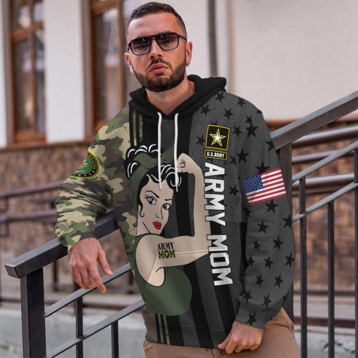 Gearhumans 3D Army Mom Mothers Day Custom Tshirt Hoodie Apparel - Image 12