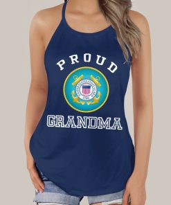 Gearhumans 3D US Coast Guard Custom Cross Tank Top