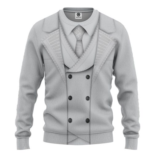 Gearhumans 3D MK White Vest Cosplay Custom Tshirt Hoodie Apparel - Image 3