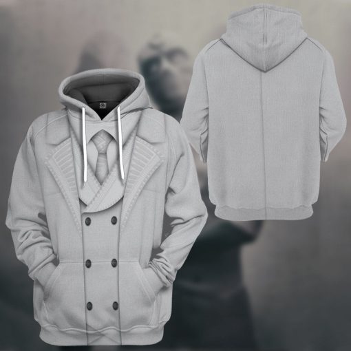 Gearhumans 3D MK White Vest Cosplay Custom Tshirt Hoodie Apparel - Image 11