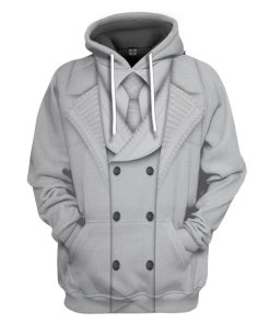 Gearhumans 3D MK White Vest Cosplay Custom Tshirt Hoodie Apparel