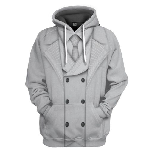 Gearhumans 3D MK White Vest Cosplay Custom Tshirt Hoodie Apparel