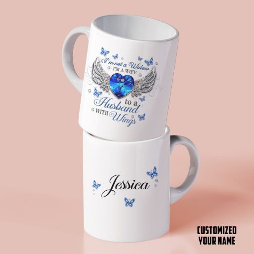Gearhumans 3D I Am Not A Widow Custom Name Mug - Image 5