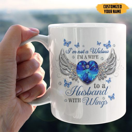 Gearhumans 3D I Am Not A Widow Custom Name Mug - Image 3