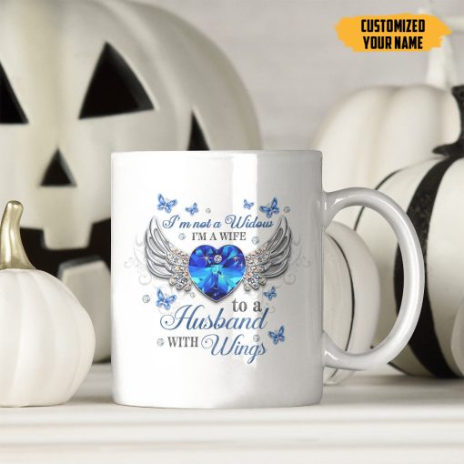 Gearhumans 3D I Am Not A Widow Custom Name Mug - Image 4