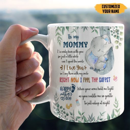 Gearhumans 3D First Mother Day To My Mommy Custom Name Custom Photo Mug - Image 3
