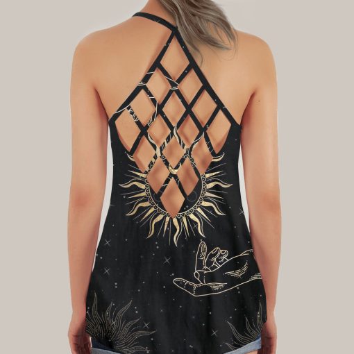 Gearhumans 3D Grandma And Witch Custom Cross Tank Top - Image 2