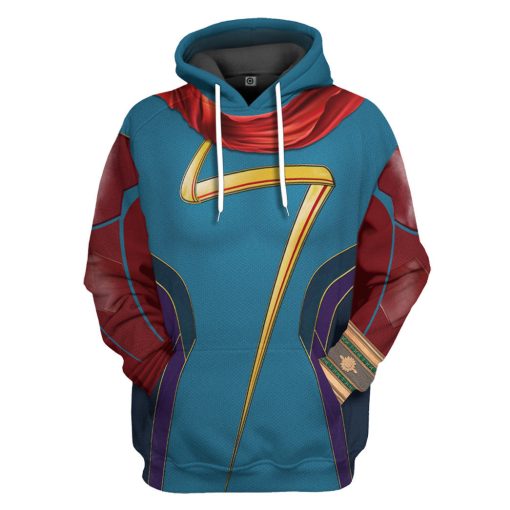 Gearhumans 3D Ms Mrvl Custom Hoodie Tshirt Apparel