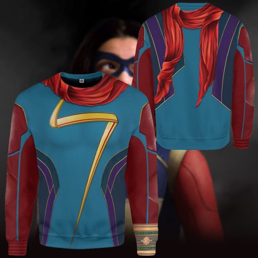 Gearhumans 3D Ms Mrvl Custom Hoodie Tshirt Apparel - Image 15