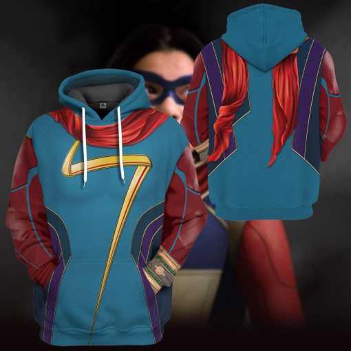 Gearhumans 3D Ms Mrvl Custom Hoodie Tshirt Apparel - Image 13