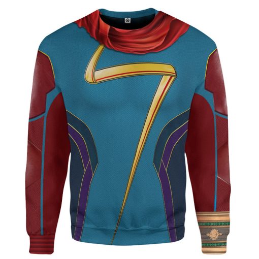 Gearhumans 3D Ms Mrvl Custom Hoodie Tshirt Apparel - Image 3