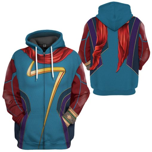 Gearhumans 3D Ms Mrvl Custom Hoodie Tshirt Apparel - Image 12