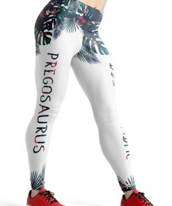 Gearhumans 3D Pregosaurus First Time Mom Custom Legging