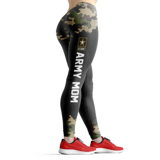 Gearhumans 3D Army Mom Mothers Day Custom Legging