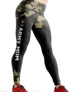 Gearhumans 3D Army Mom Mothers Day Custom Legging