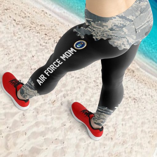 Gearhumans 3D Air Force Mom Mothers Day Custom Legging - Image 6