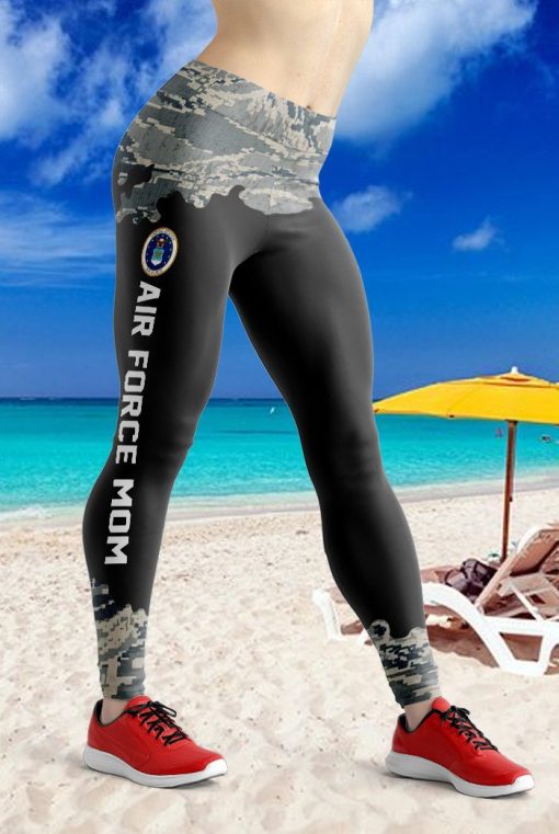 Gearhumans 3D Air Force Mom Mothers Day Custom Legging - Image 5
