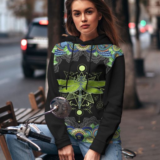 Gearhumans 3D Dragonfly Grandma Custom Tshirt Hoodie Apparel