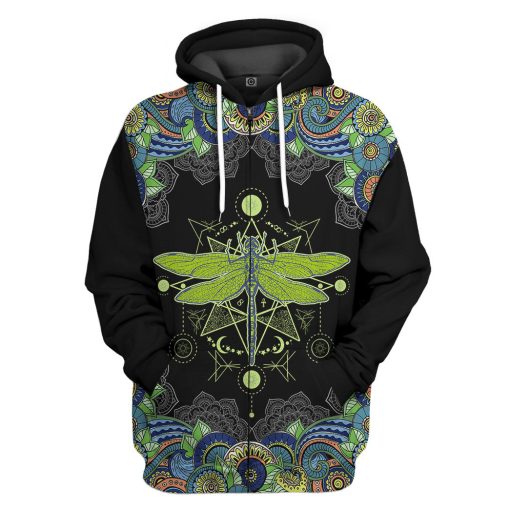 Gearhumans 3D Dragonfly Grandma Custom Tshirt Hoodie Apparel