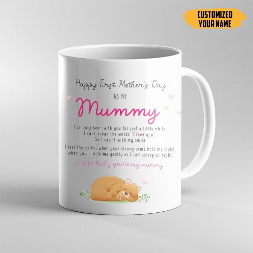Gearhumans 3D Im So Lucky You Are My Mummy Custom Name Mug