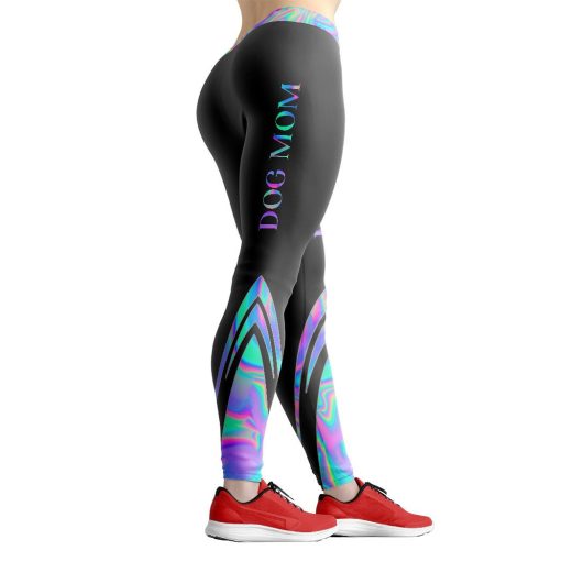 Gearhumans 3D Mothers Day Gifts Dog Mom Hologram Custom Tank Top - Image 2