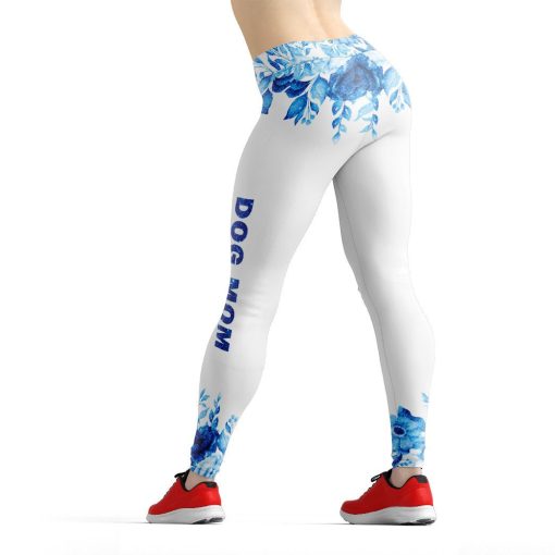 Gearhumans 3D Blue Sparkle Mother Day Dog Mom Custom Tank Top - Image 7