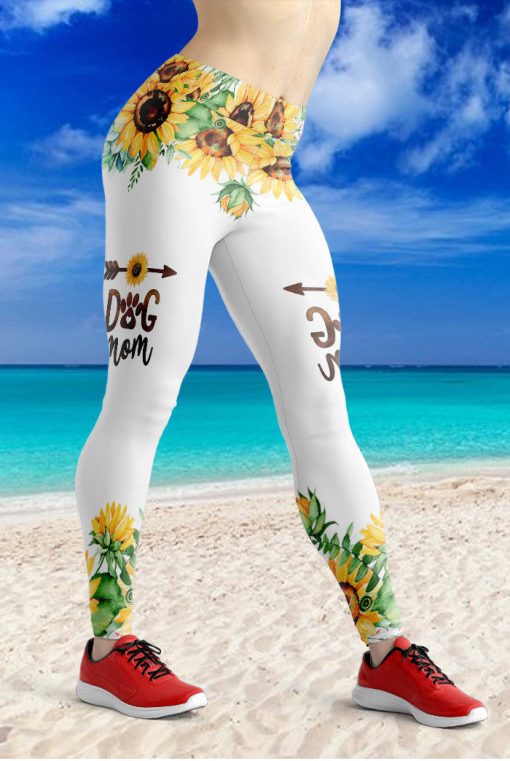 Gearhumans 3D Sunflower Special Yorksie Dog Mom Custom Tank Top