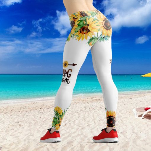 Gearhumans 3D Sunflower Special Yorksie Dog Mom Custom Tank Top