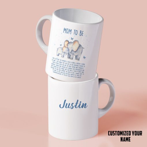 Gearhumans 3D Mummy To Be I Love You Custom Name Mug
