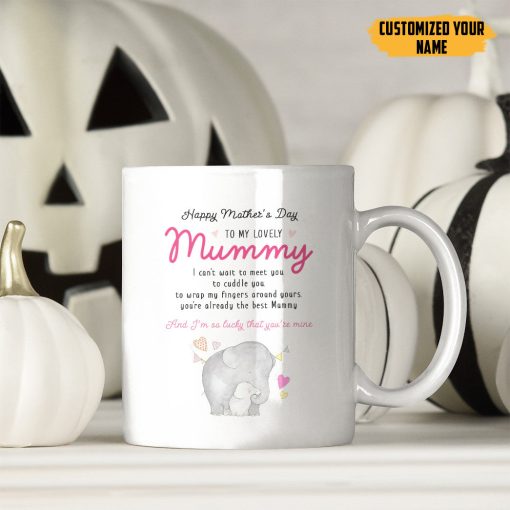 Gearhumans 3D Im So Lucky That You Are My Mum Custom Name Mug