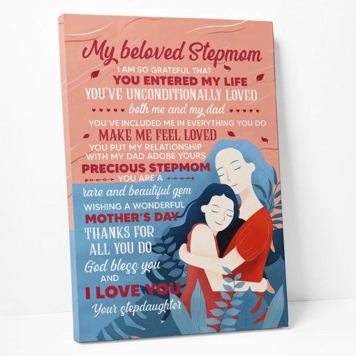 Gearhumans 3D You Are A Beautiful Gem Gift For Stepmom Custom Canvas