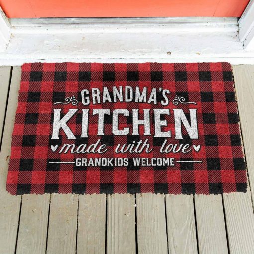 Gearhumans 3D Grandmas Kitchen Welcome Custom Doormat - Image 3