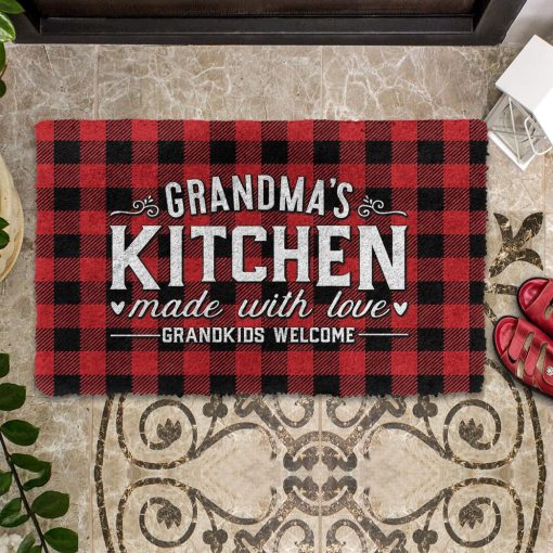 Gearhumans 3D Grandmas Kitchen Welcome Custom Doormat - Image 5