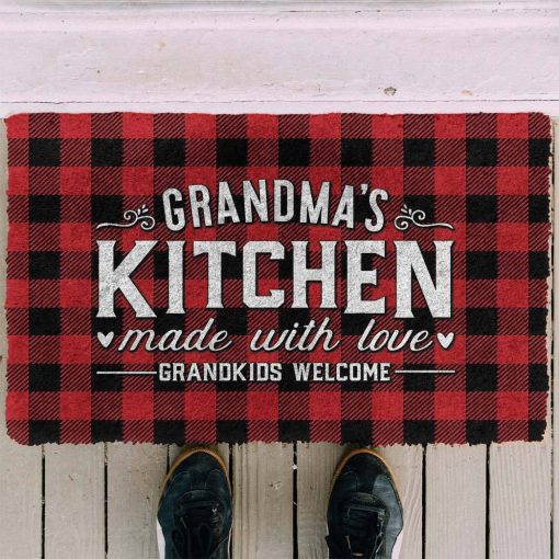 Gearhumans 3D Grandmas Kitchen Welcome Custom Doormat - Image 4