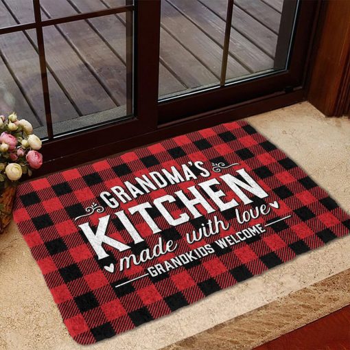 Gearhumans 3D Grandmas Kitchen Welcome Custom Doormat - Image 2
