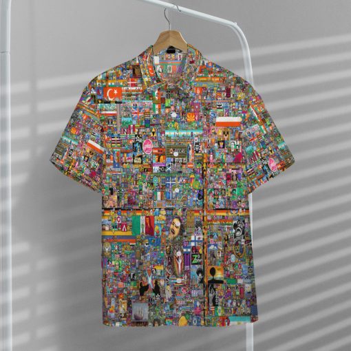 Gearhumans 3D R Place Reddit Custom Hawaiian Shirt