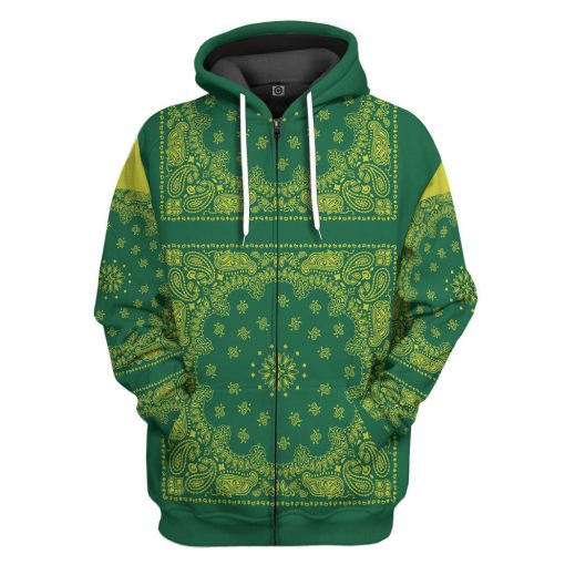 Gearhumans 3D Snoop Green Bandana Custom Tshirt Hoodie Apparel 16 Gearhumans 3D Snoop Green Bandana Custom Tshirt Hoodie Apparel