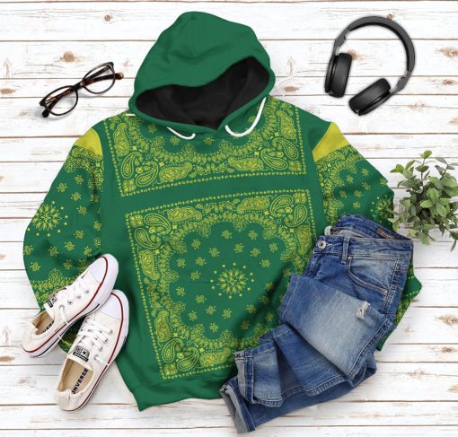 Gearhumans 3D Snoop Green Bandana Custom Tshirt Hoodie Apparel 23 Gearhumans 3D Snoop Green Bandana Custom Tshirt Hoodie Apparel