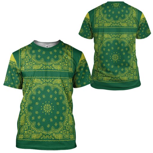 Gearhumans 3D Snoop Green Bandana Custom Tshirt Hoodie Apparel 18 Gearhumans 3D Snoop Green Bandana Custom Tshirt Hoodie Apparel