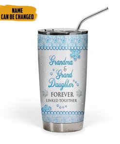 Gearhumans 3D Grandma And Grand Daughter Custom Tumbler