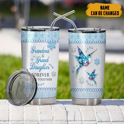 Gearhumans 3D Grandma And Grand Daughter Custom Tumbler - Image 7