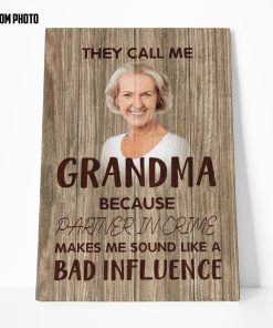 Gearhumans 3D They Call Me Grandma Custom Photo Canvas