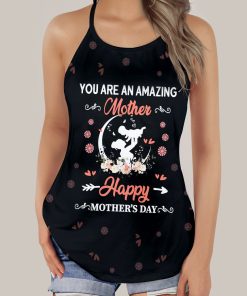 Gearhumans 3D You Are An Amazing Mothers Day Custom Criss Cross Tank Top