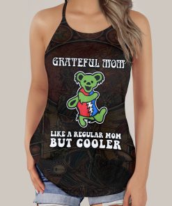 Gearhumans 3D Grateful Mom Mothers Day Custom Criss Cross Tank Top