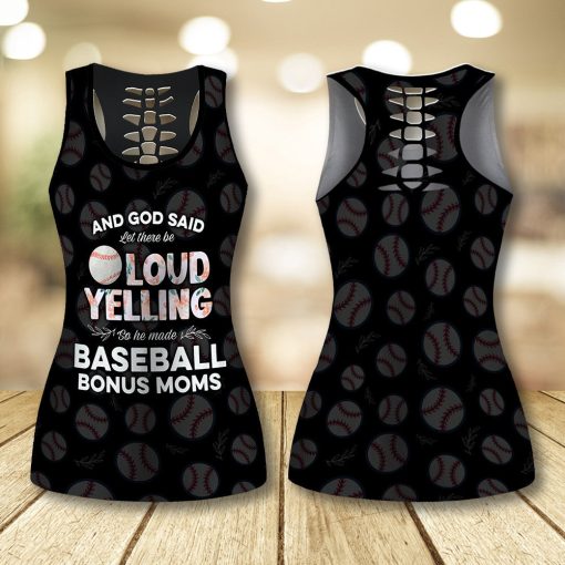 Gearhumans 3D So He Made Baseball Bonus Mom Shirt Mothers Day Custom Hollow Tank Top - Image 3