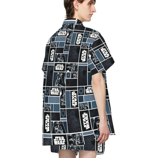Gearhumans 3D SW Darth Vader Custom Hawaiian Shirt - Image 3