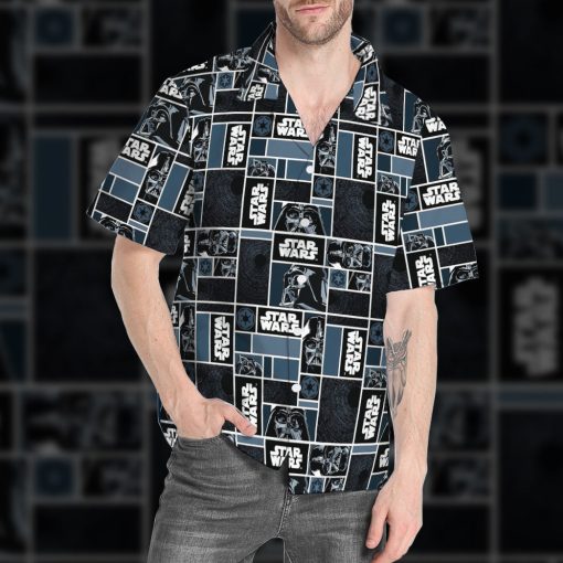 Gearhumans 3D SW Darth Vader Custom Hawaiian Shirt - Image 6